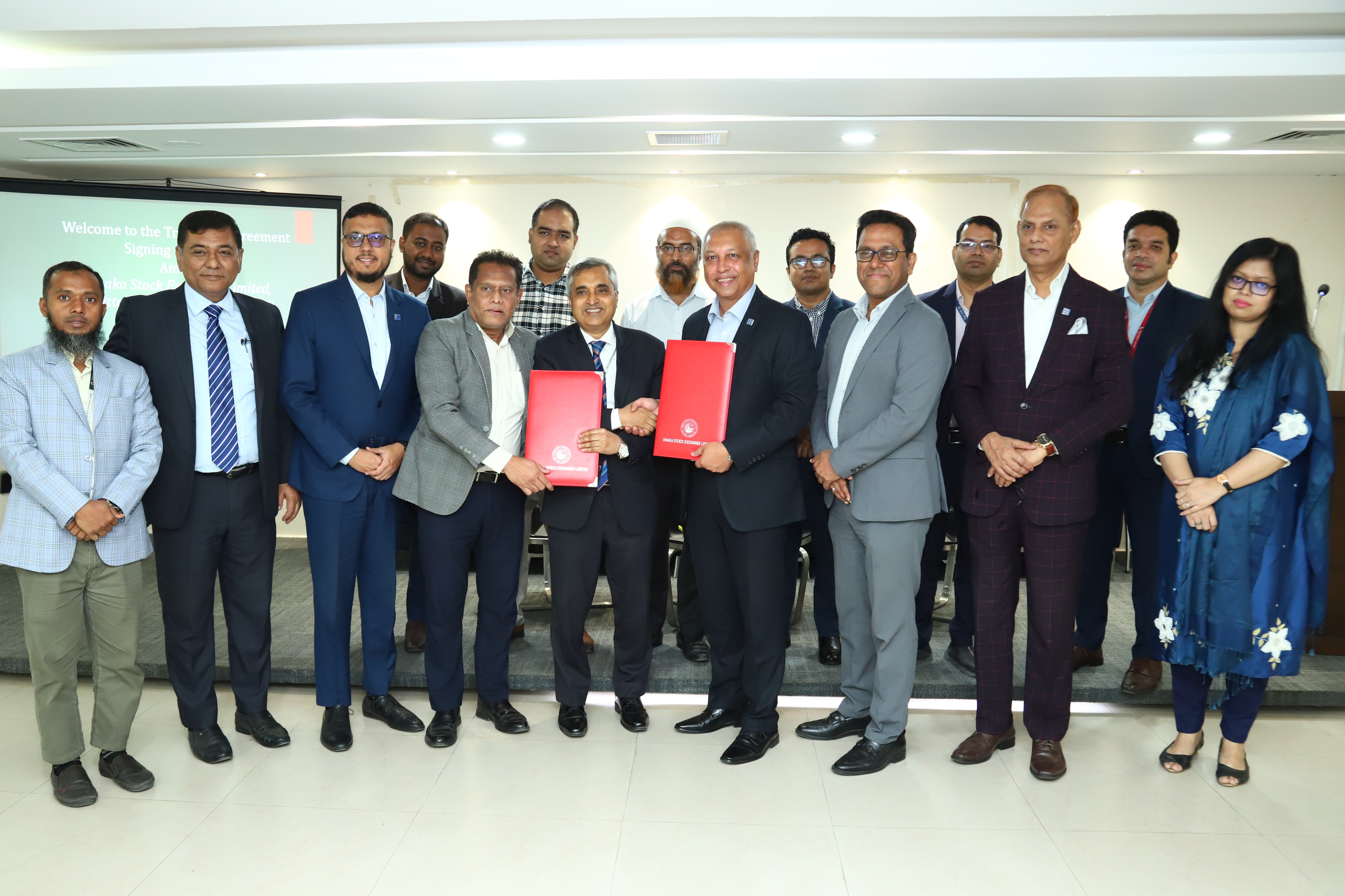 ব্যাংক এশিয়া ১ম পার্পিচ্যুয়াল বন্ড এর ইলেক্ট্রনিক সাবস্ক্রিপশনের জন্য ত্রিপাক্ষিক চুক্তি স্বাক্ষর